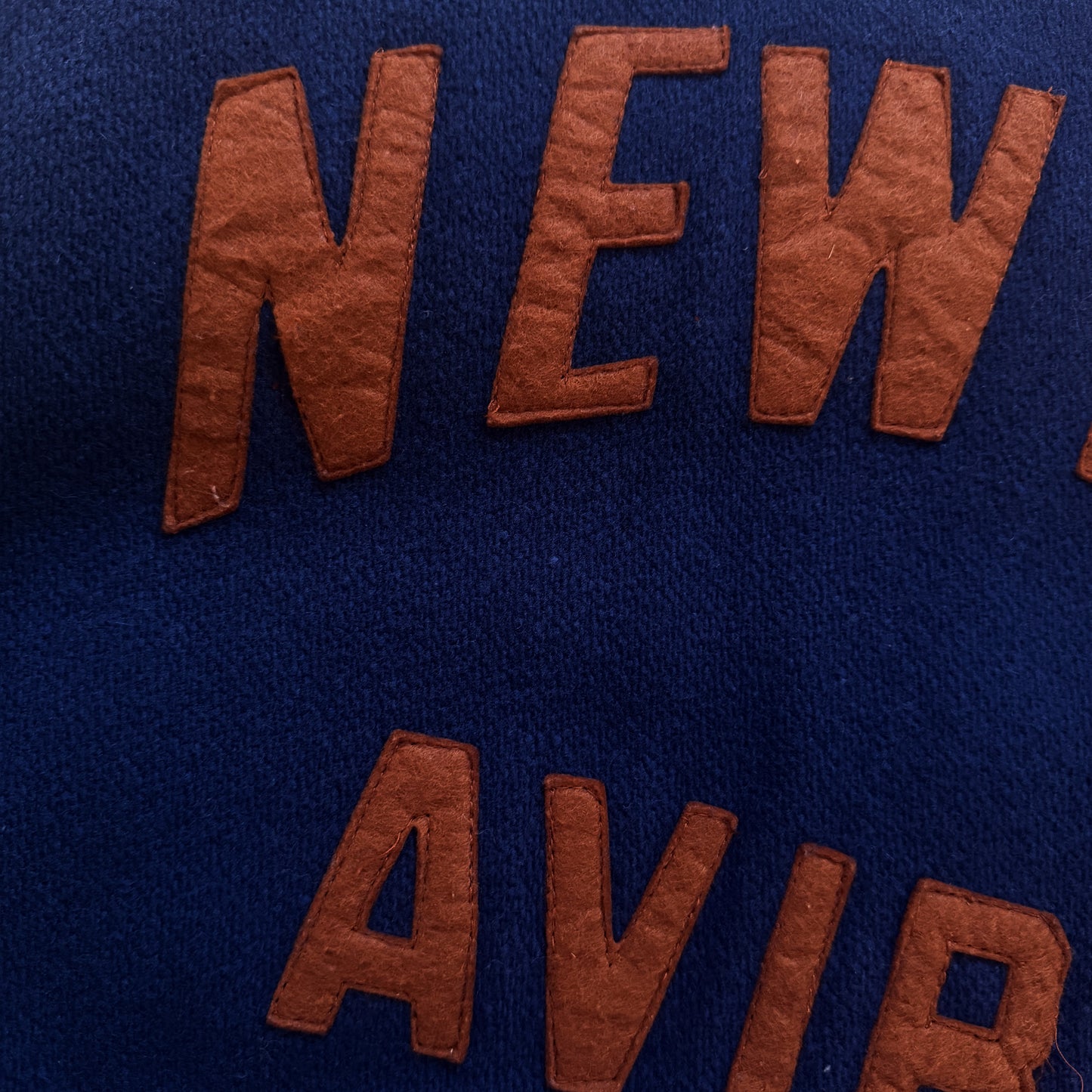 Avirex New York Leather Varsity Jacket - S