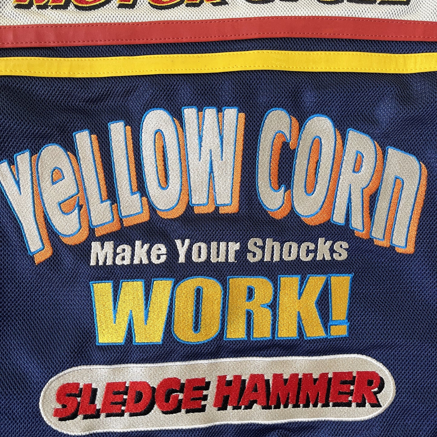 Yellow Corn Motorcycle Racing Jacket - M