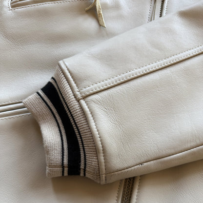 Avirex USA 'Icon' Leather Varsity Jacket - XL