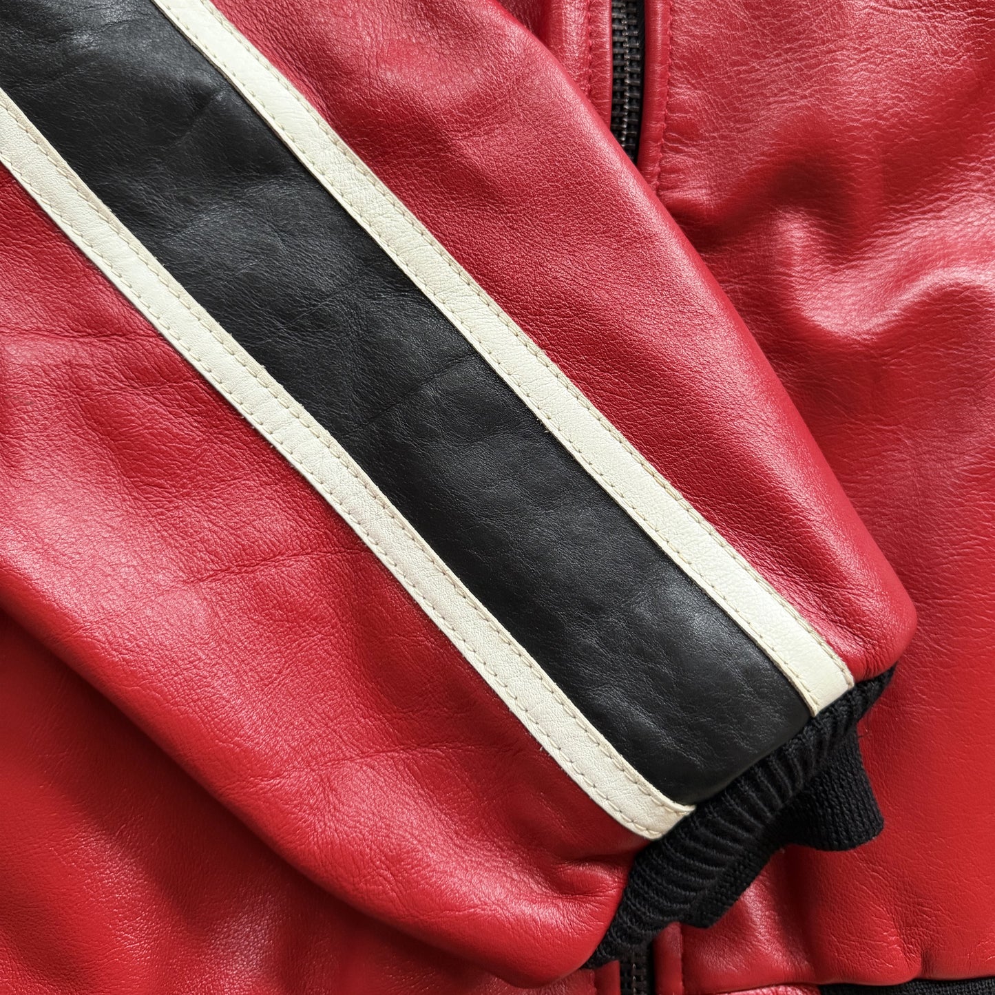 Vanson Leathers Race Team Leather Jacket - XXL