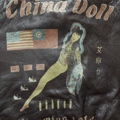 Avirex 'China Doll' 1987 A2 Leather Flight Jacket - XL