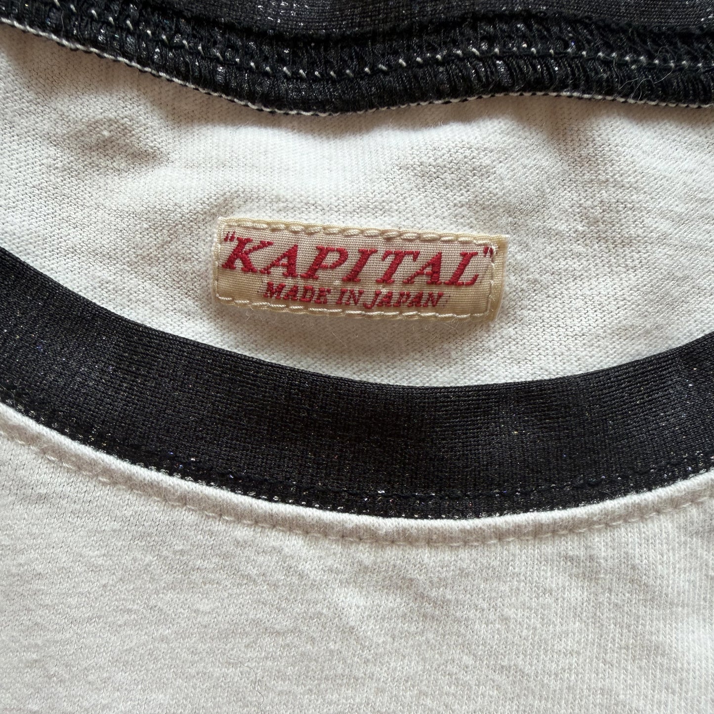 Kapital Virgin Mary Ringer T-Shirt - S