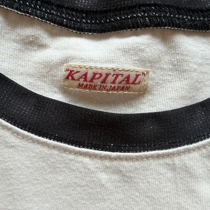 Kapital Virgin Mary Ringer T-Shirt - S