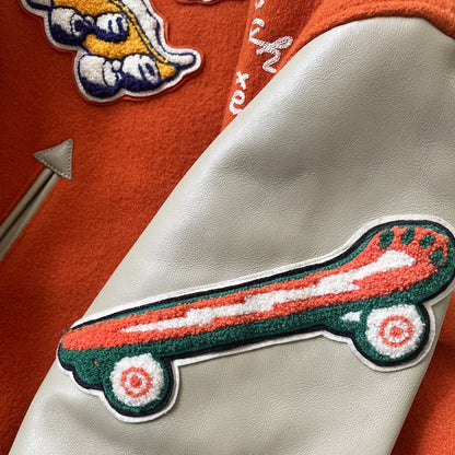 Style Eyes 'High Skate' Varsity Jacket - M