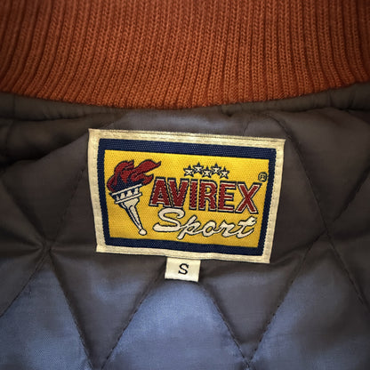 Avirex New York Leather Varsity Jacket - S