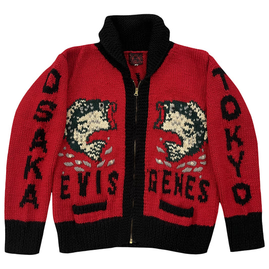 Evisu Dowluck Cowichan Knitted Cardigan - M