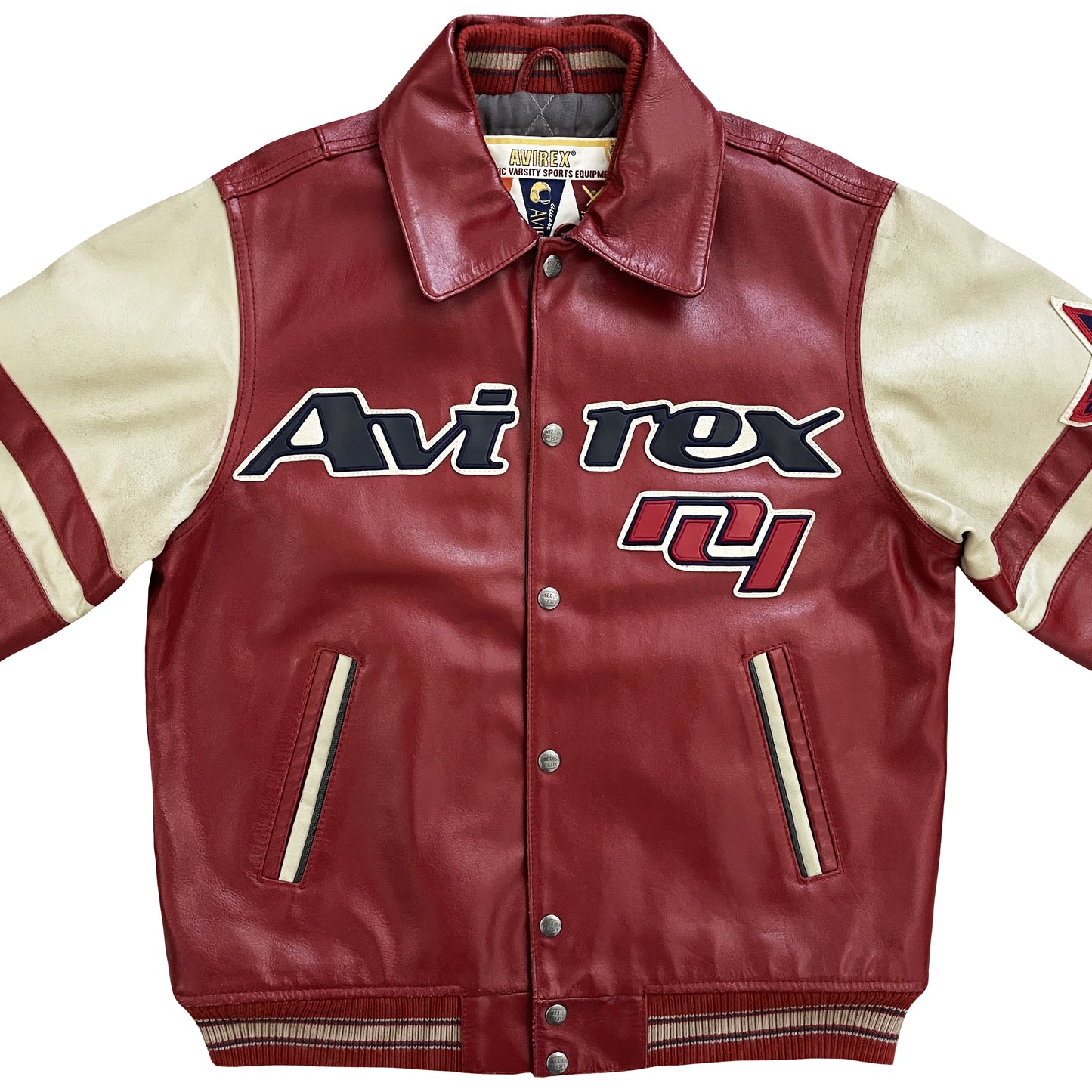 Avirex Leather Varsity Jacket