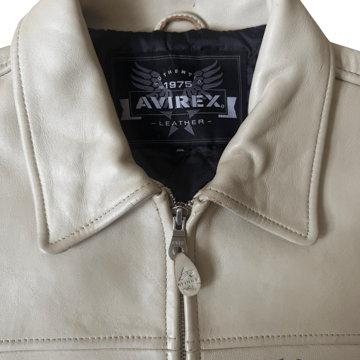 Avirex Irezumi Tattoo ‘Dragon vs Snake' Leather Jacket - XL / XXL