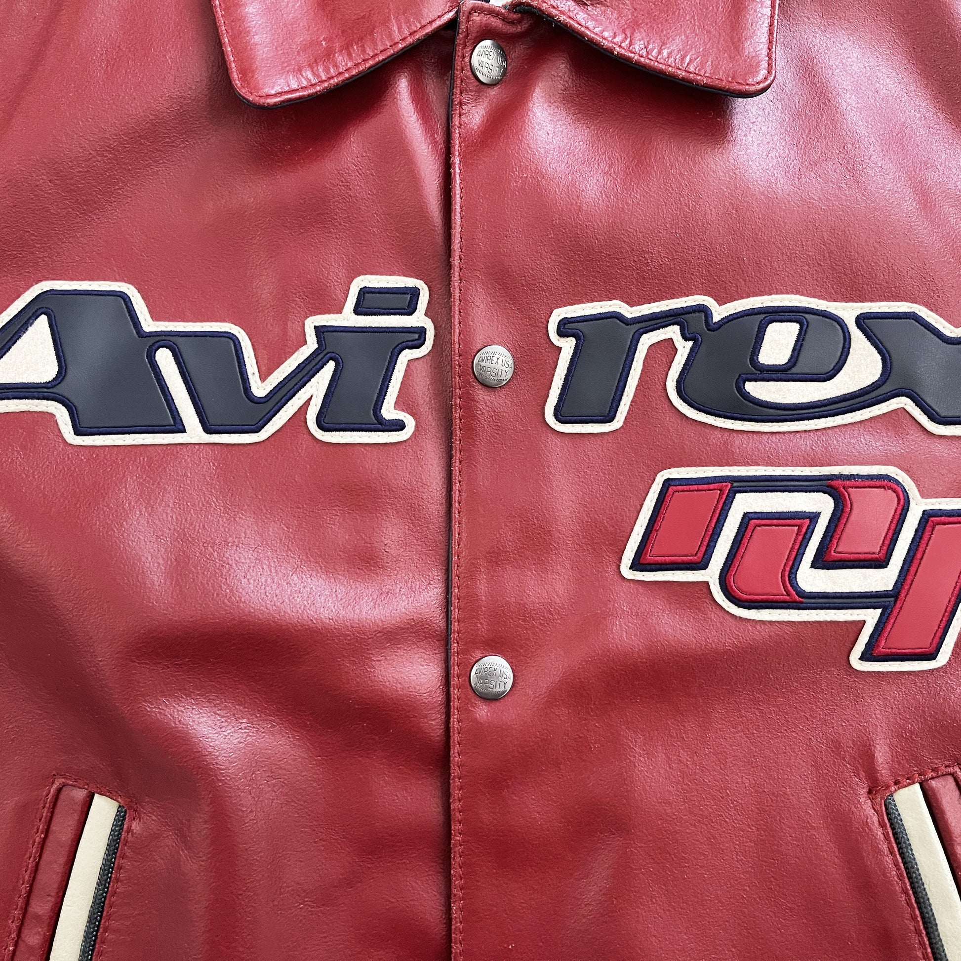 Avirex Leather Varsity Jacket