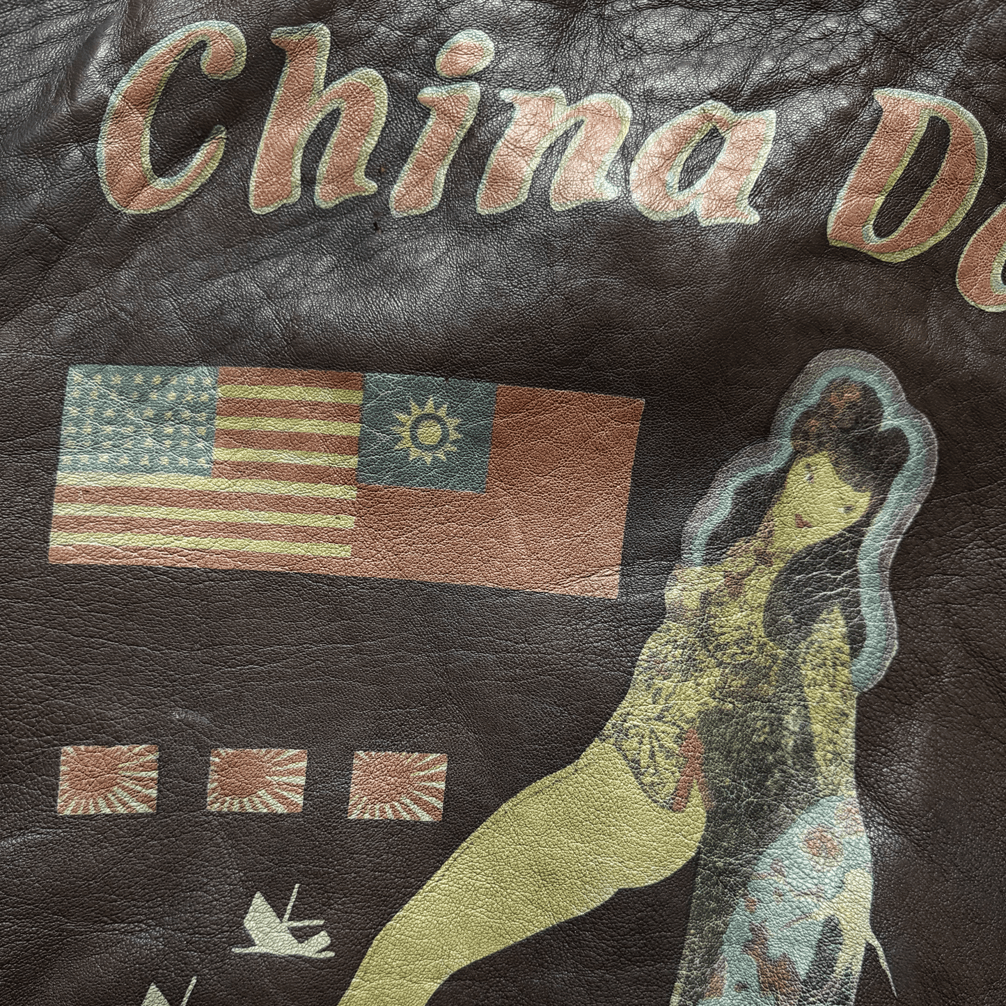 Avirex 'China Doll' 1987 A2 Leather Flight Jacket - XL