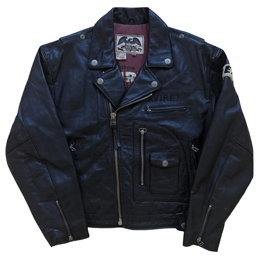 Avirex 'Daytona to LA' Leather Biker Jacket - M