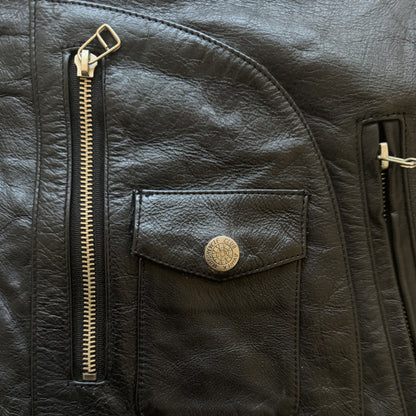 Avirex 'Daytona to LA' Leather Biker Jacket - M