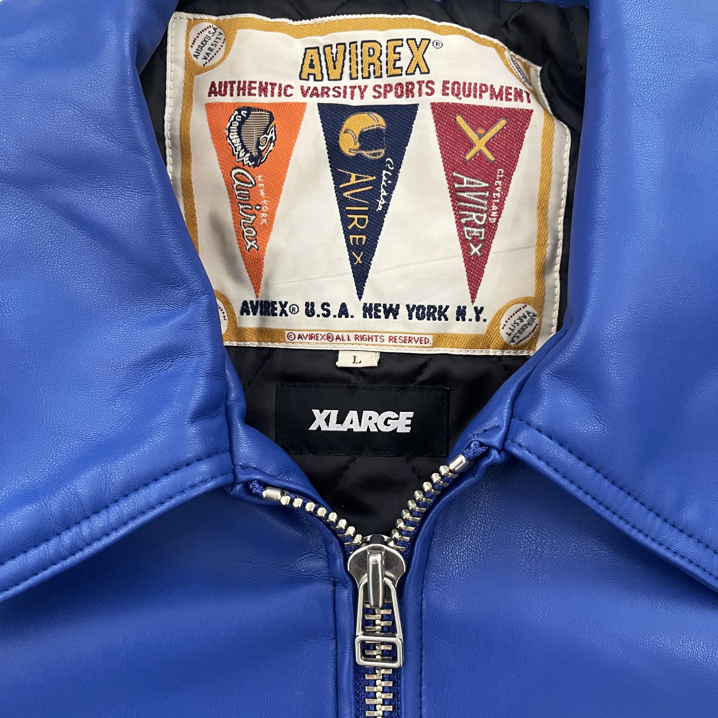 Avirex x XLARGE Icon Varsity Jacket - L
