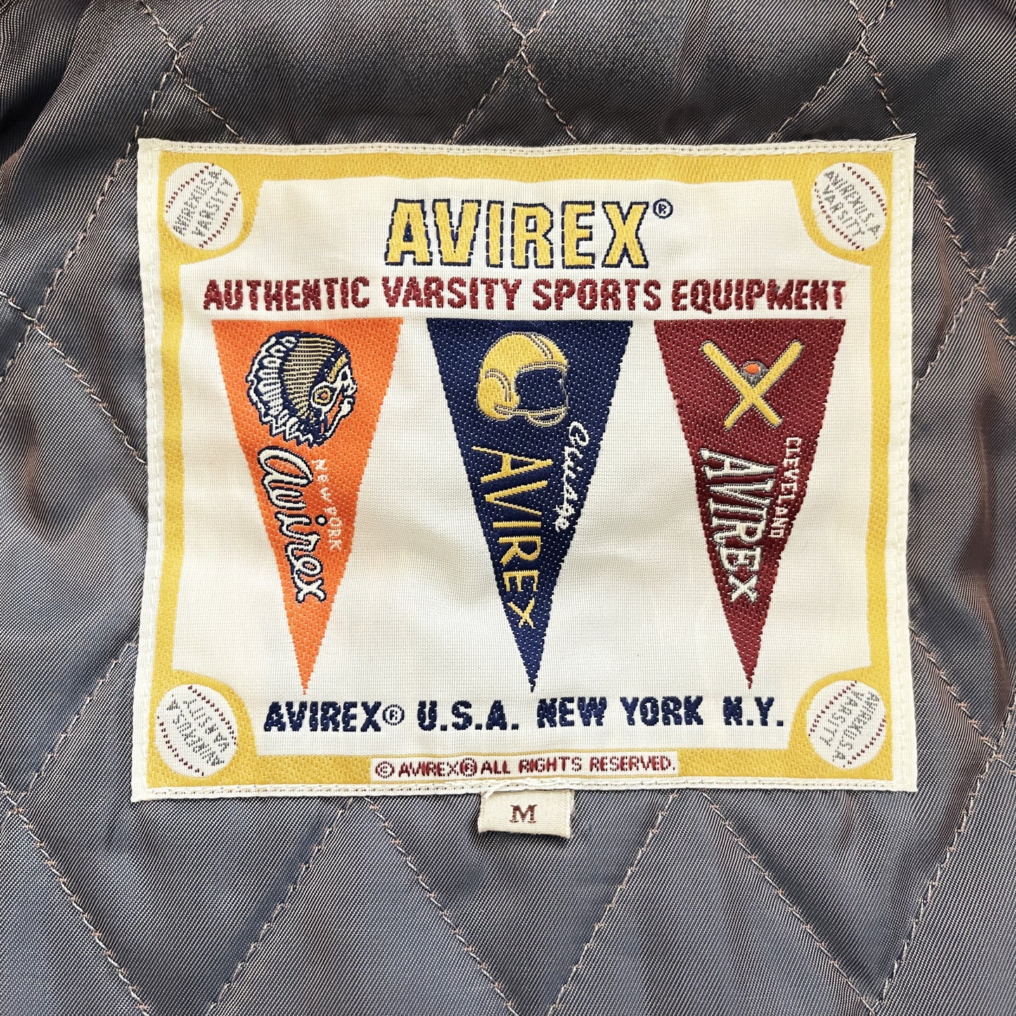Avirex Leather Varsity Jacket