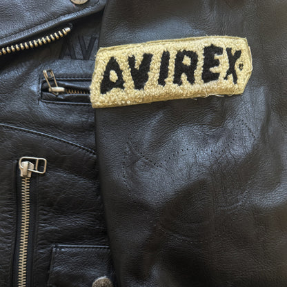 Avirex 'Daytona to LA' Leather Biker Jacket - M