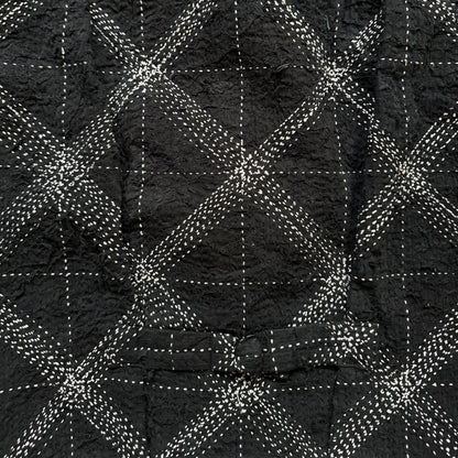 Boro Sashiko Distressed Denim Trucker Jacket - XL