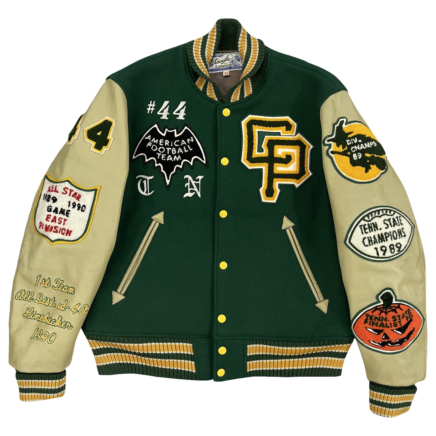 Whitesville Cleveland Pumpkins Varsity Jacket - M