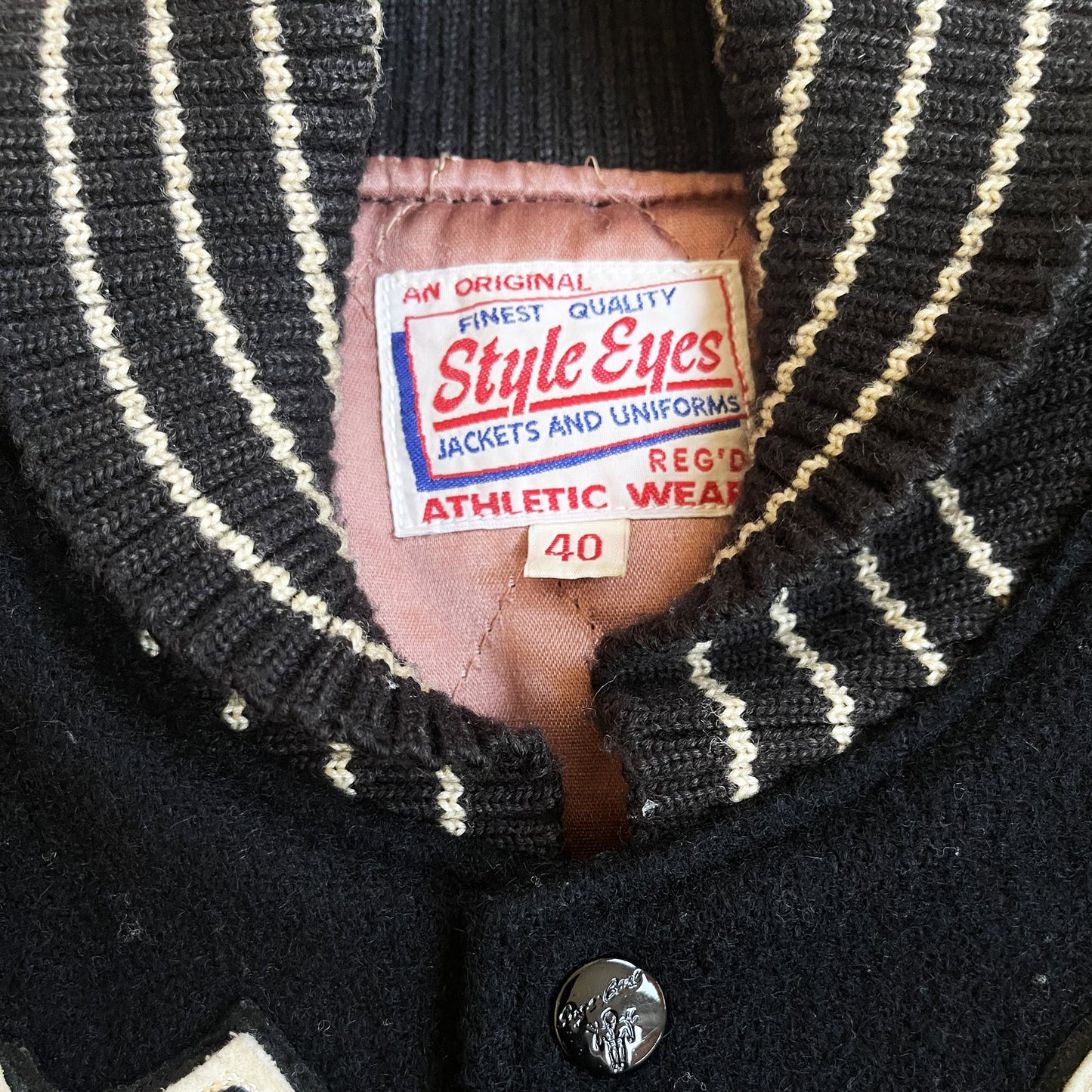 Style Eyes 'Ghost Angels' Varsity Jacket - L