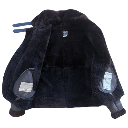 Avirex B-3 Sheepskin Aviator Flight Jacket - M