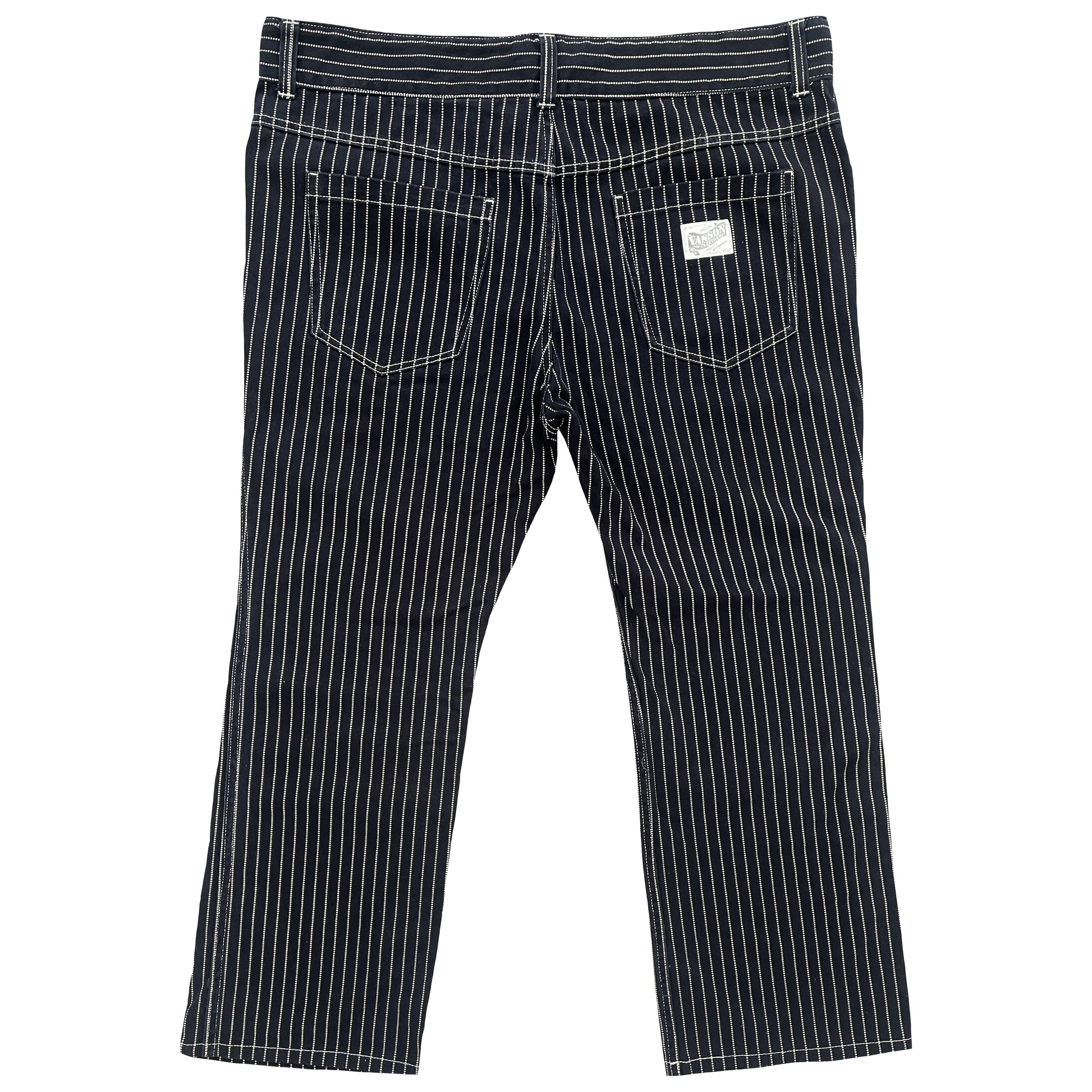 Vanson Leathers Pinstripe Biker Pants