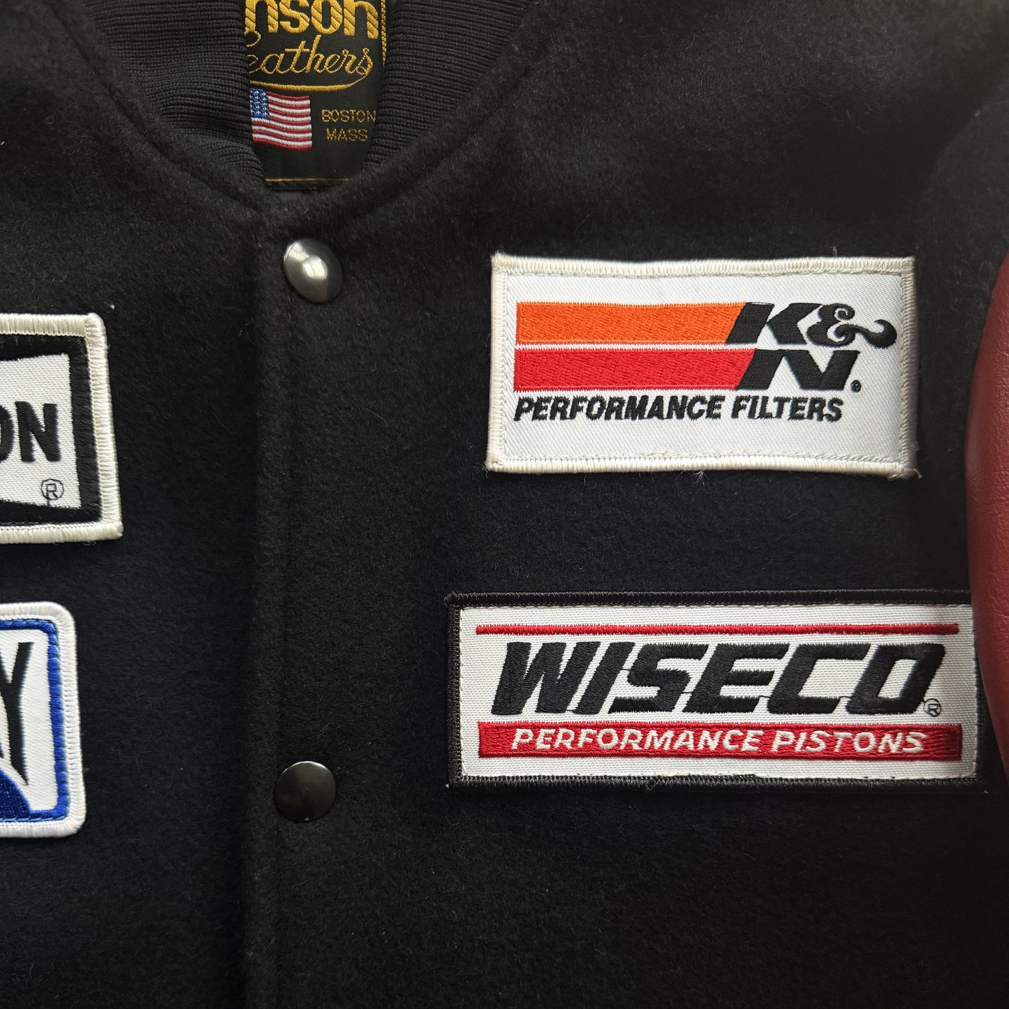 Vanson Leathers Race Team Varsity Jacket - S