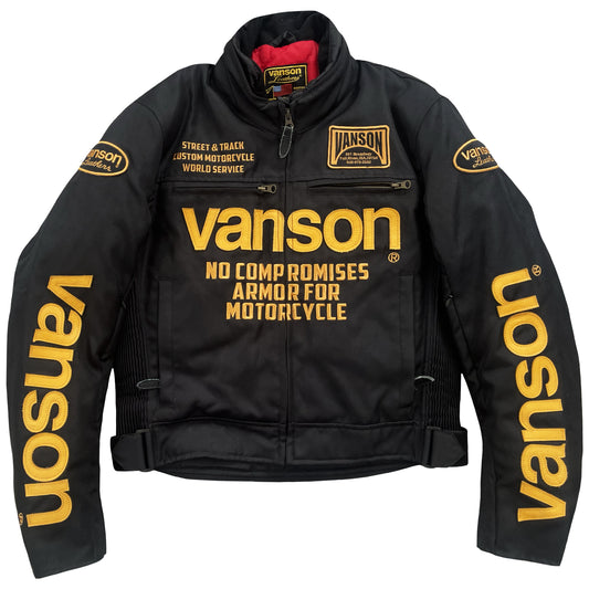 Vanson Leathers Motorcycle Mesh Racer Jacket