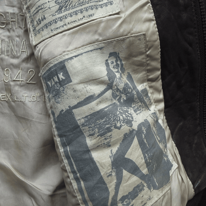 Avirex 'China Doll' 1987 A2 Leather Flight Jacket - XL