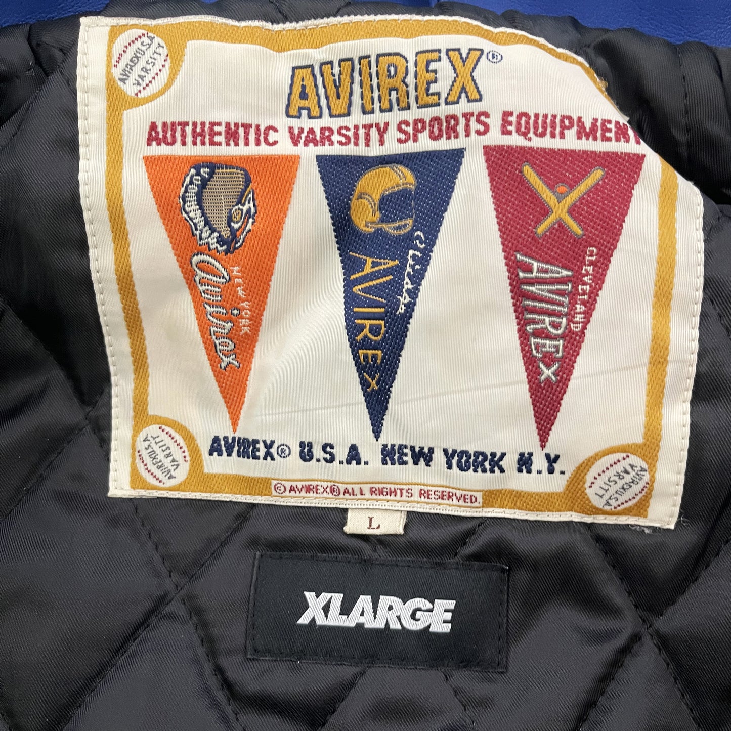 Avirex x XLARGE Icon Varsity Jacket - L