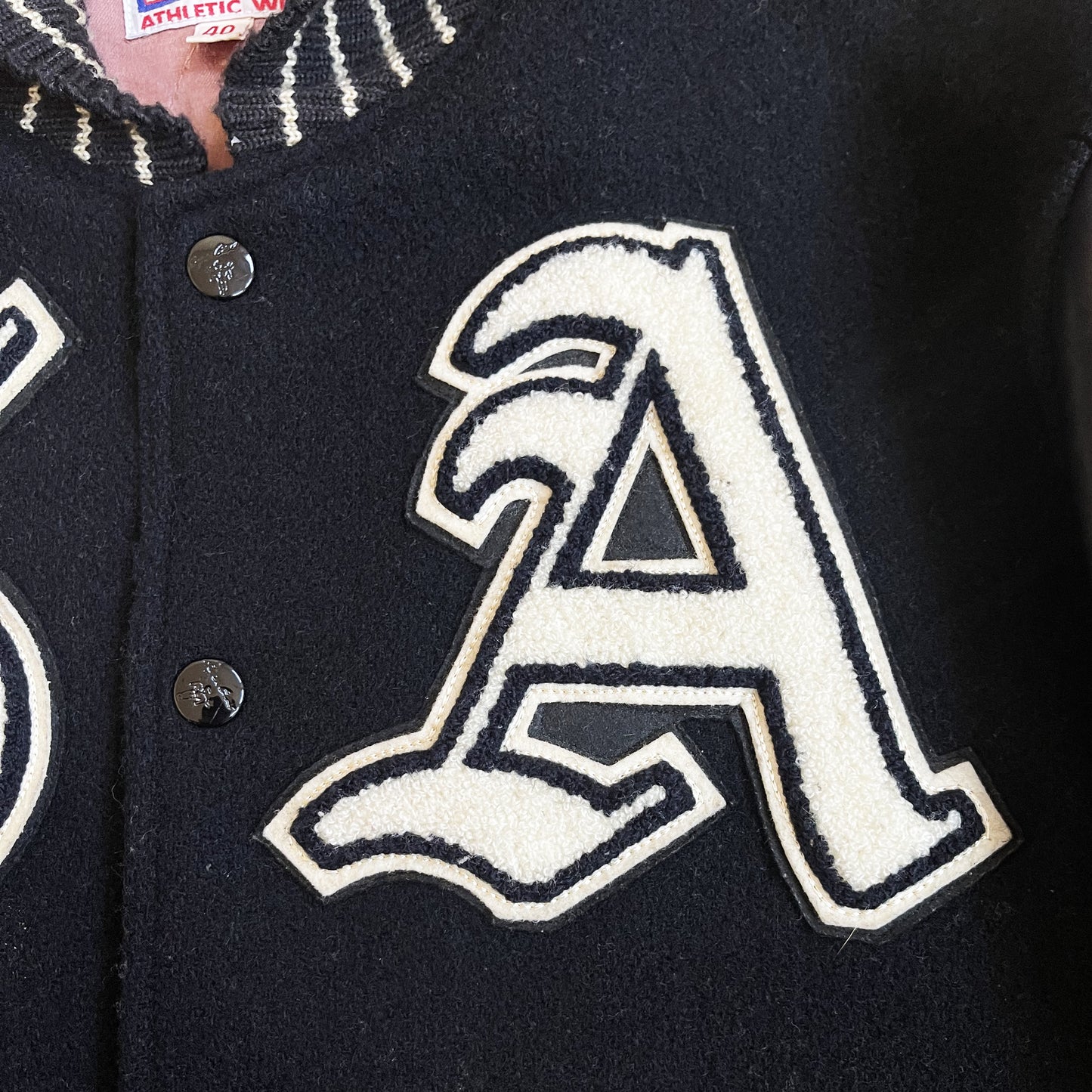 Style Eyes 'Ghost Angels' Varsity Jacket - L