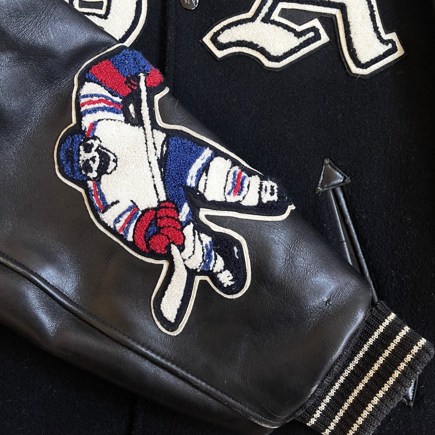 Style Eyes 'Ghost Angels' Varsity Jacket - L