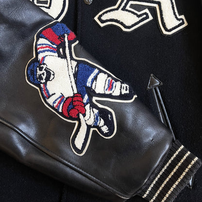 Style Eyes 'Ghost Angels' Varsity Jacket - L