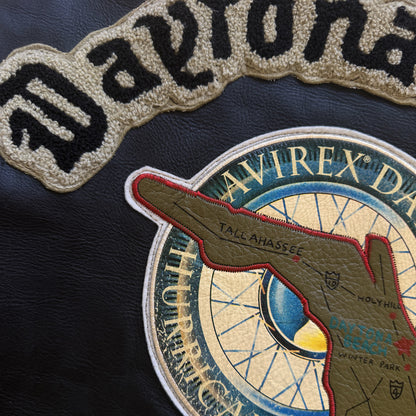 Avirex 'Daytona to LA' Leather Biker Jacket - M