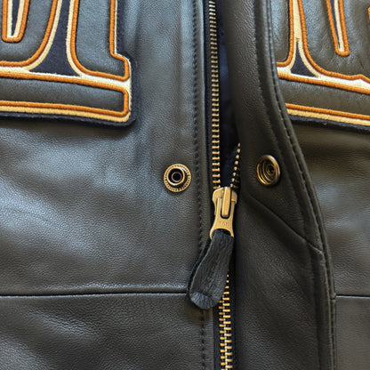 Avirex New York Leather Varsity Jacket - XL