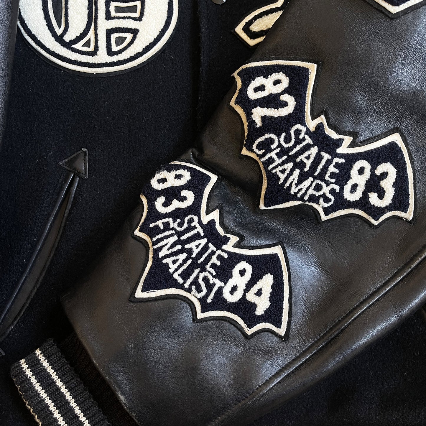 Style Eyes 'Ghost Angels' Varsity Jacket - L