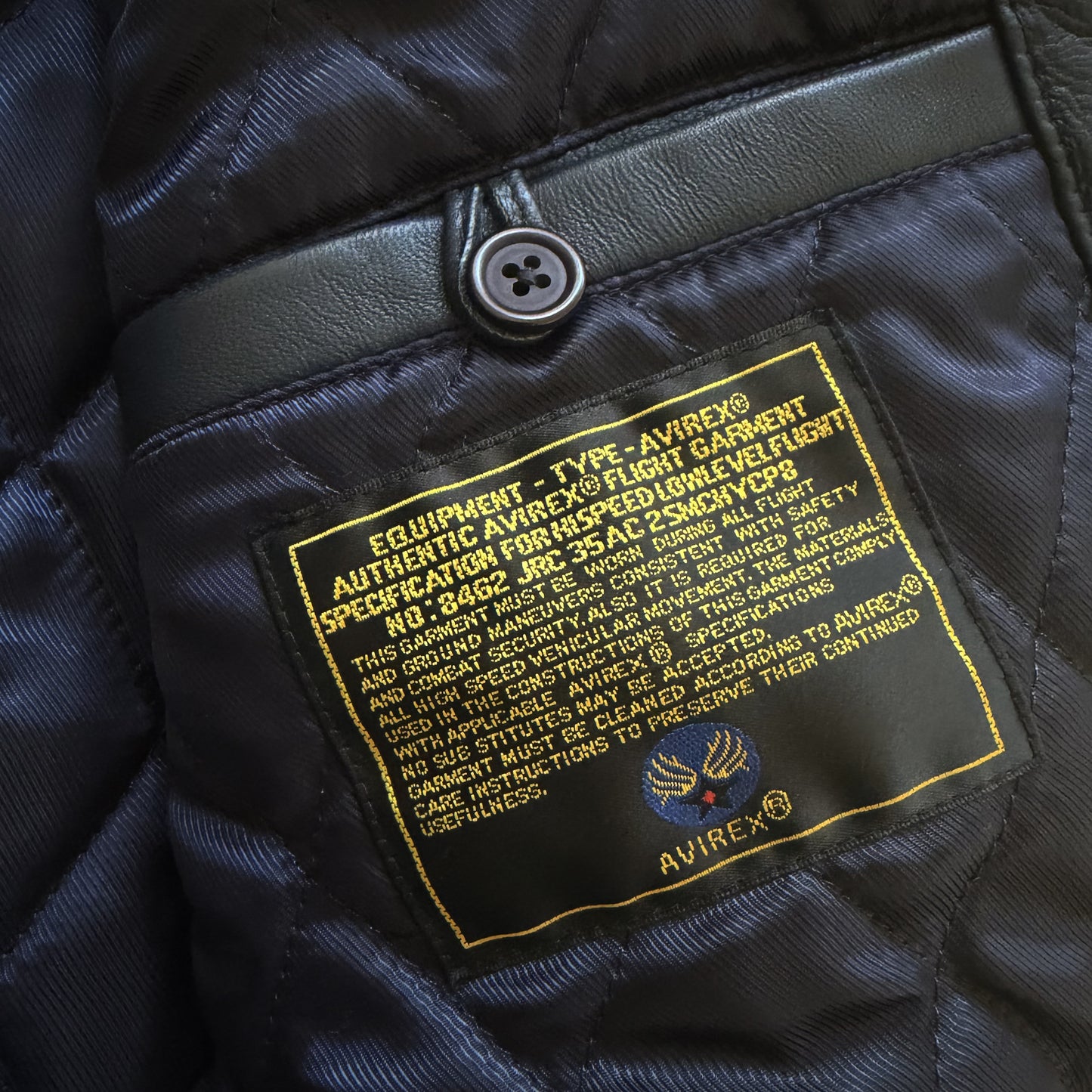 Avirex New York Leather Varsity Jacket - XL