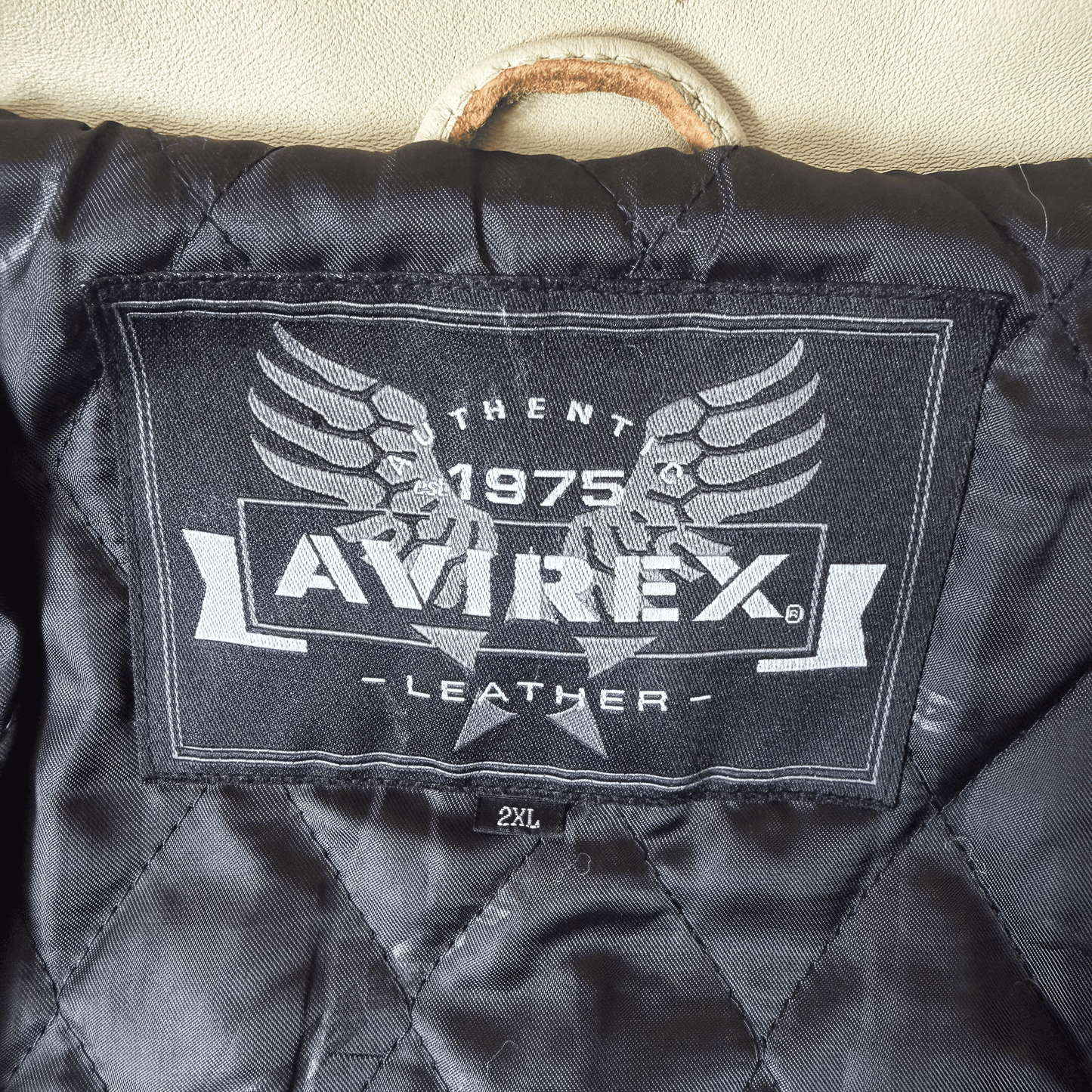 Avirex Irezumi Tattoo ‘Dragon vs Snake' Leather Jacket - XL / XXL