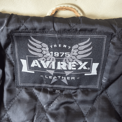 Avirex Irezumi Tattoo ‘Dragon vs Snake' Leather Jacket - XL / XXL