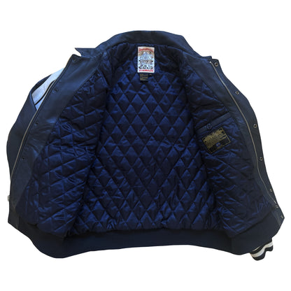 Avirex New York Leather Varsity Jacket - XL