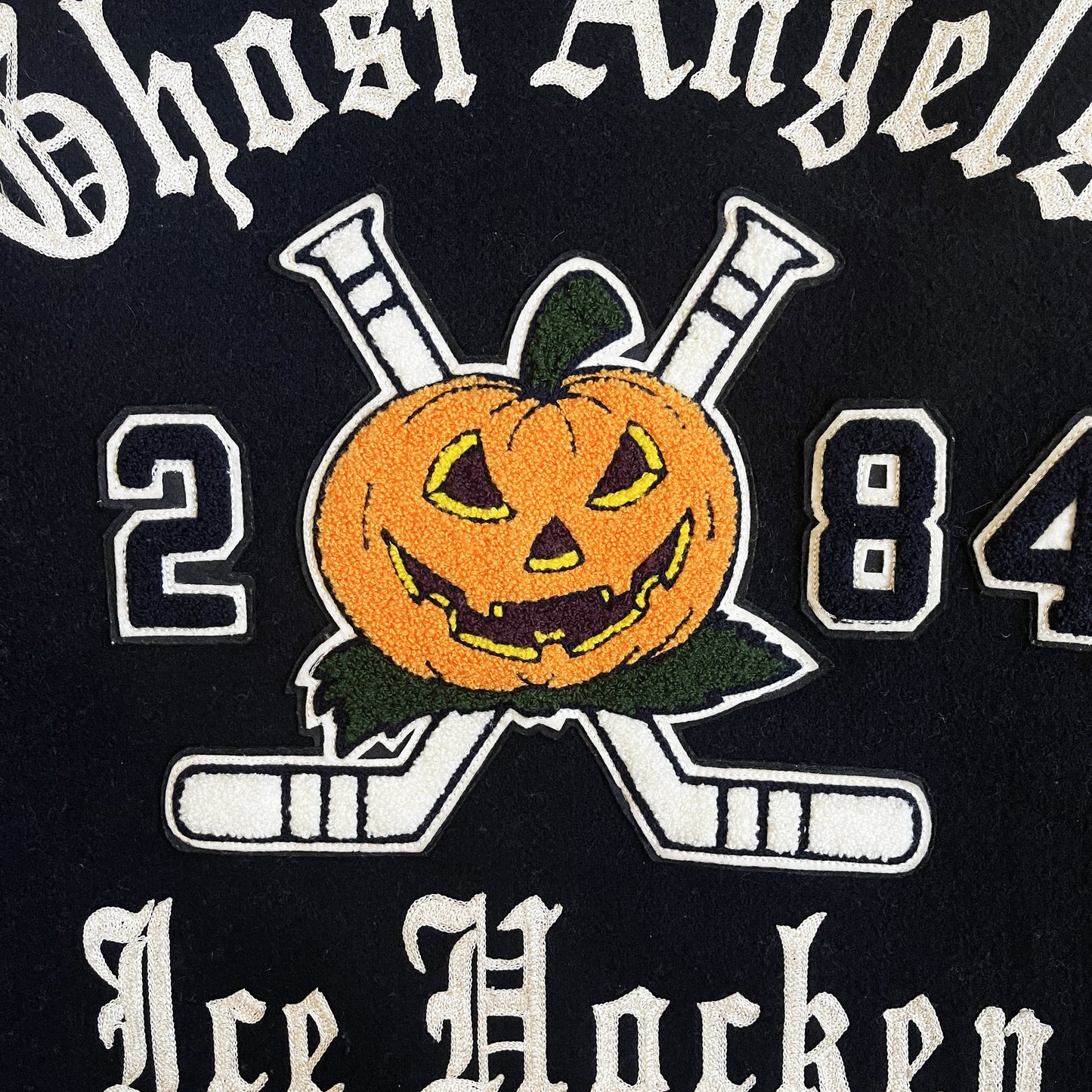 Style Eyes 'Ghost Angels' Varsity Jacket - L