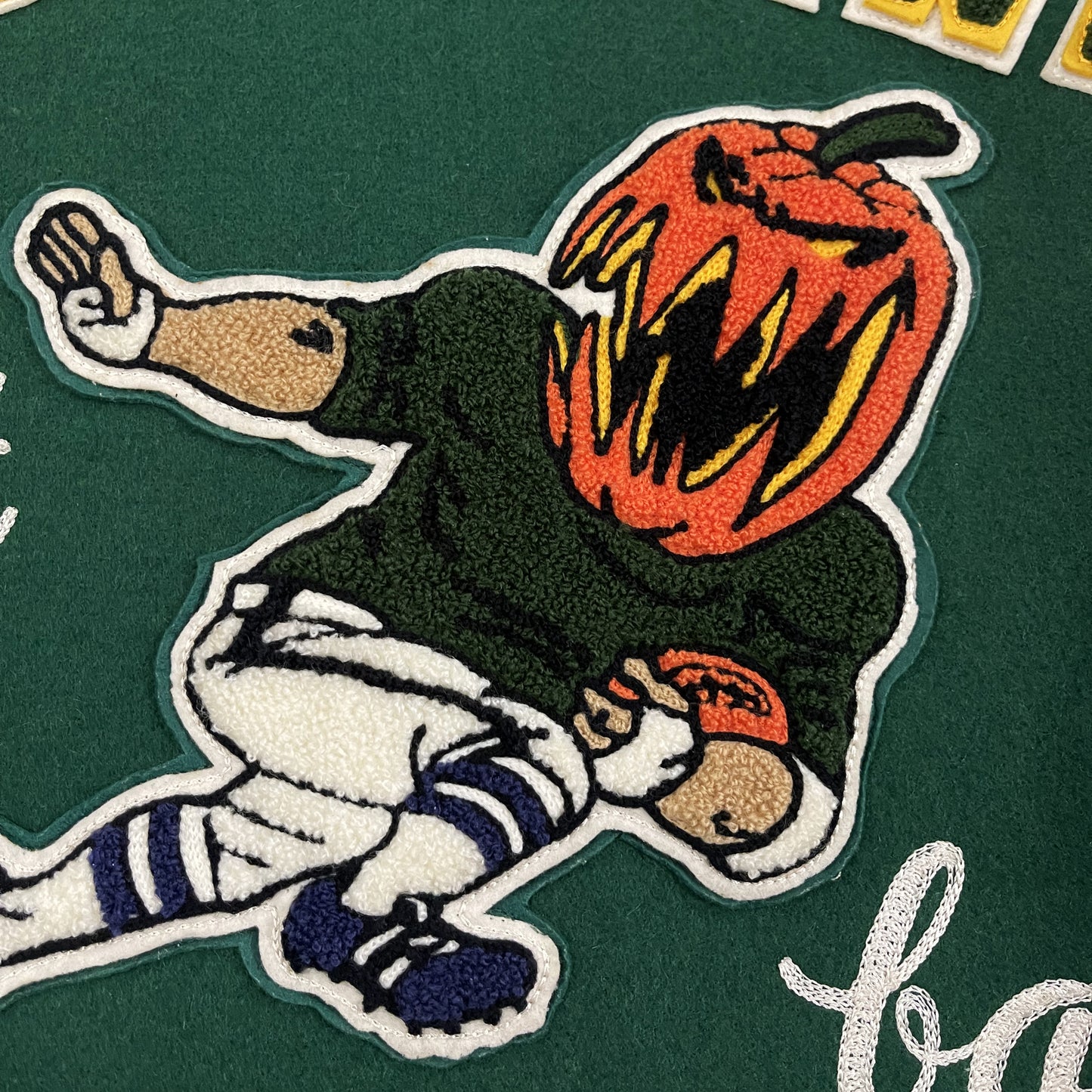 Whitesville Cleveland Pumpkins Varsity Jacket - M