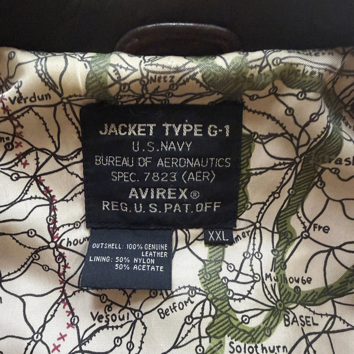 Avirex 1993 Top Gun G-1 Flight Jacket - XXL