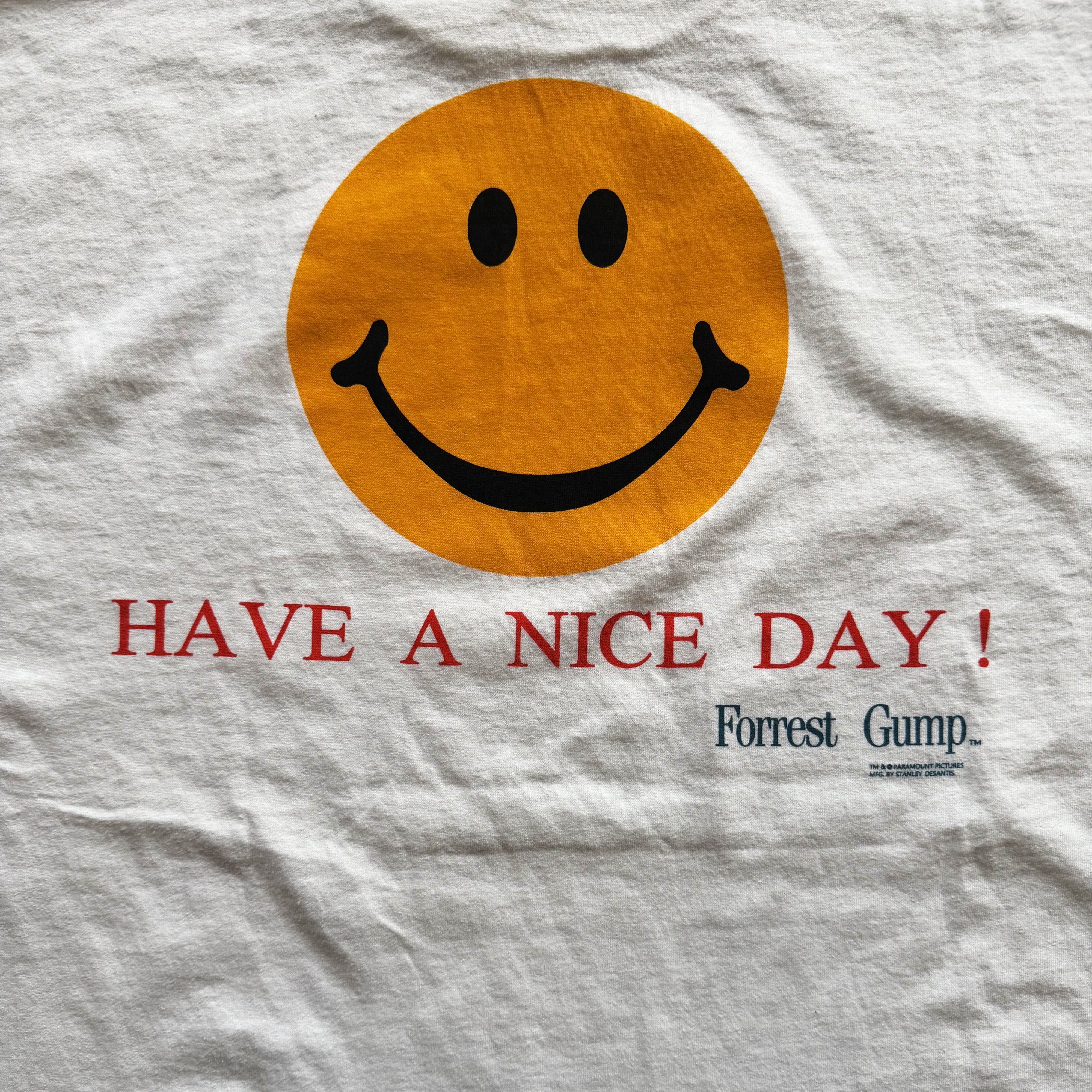 Forrest Gump 'Have A Nice Day' T-Shirt - XL – The Holy Grail