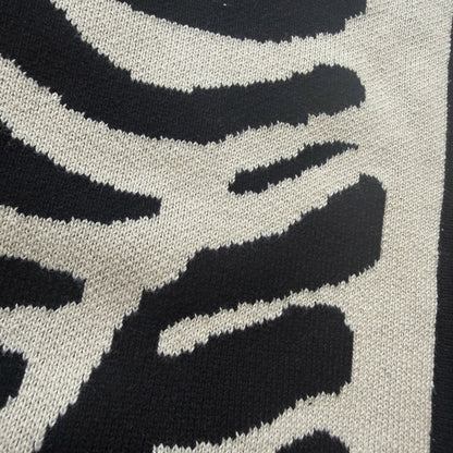 Vanson Leathers 14G Knitted Skeleton Hoodie - M