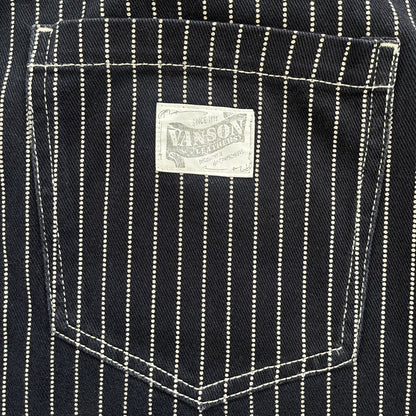 Vanson Leathers Pinstripe Biker Pants