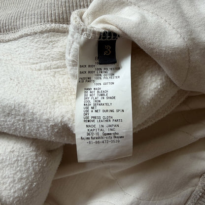 Kapital Bandana Quilted Shell Hoodie - L