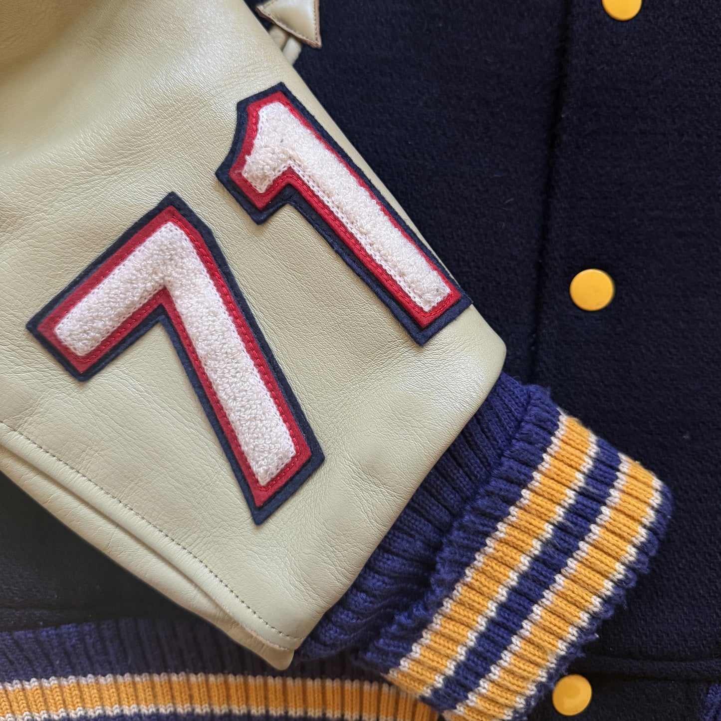 Whitesville 'Tokyo Surf Shop' Varsity Jacket - L