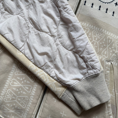 Kapital Bandana Quilted Shell Hoodie - L