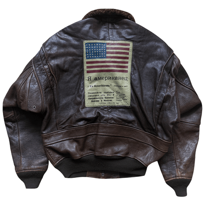 Avirex 1987 Top Gun Russian G-1 Flight Jacket - S / M