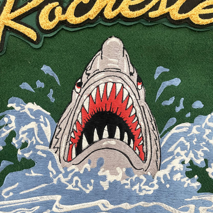 Whitesville Golden Jaws Varsity Jacket - M