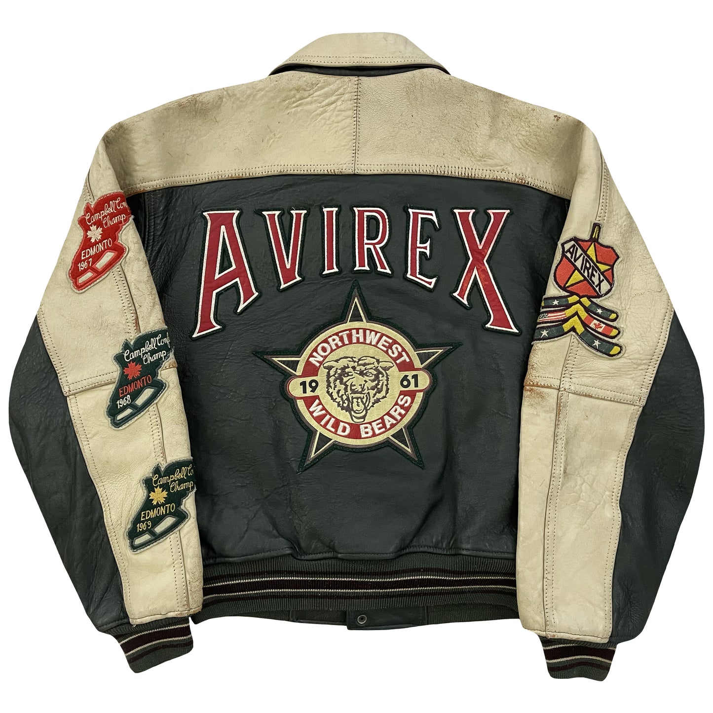 Avirex Leather Varsity Jacket